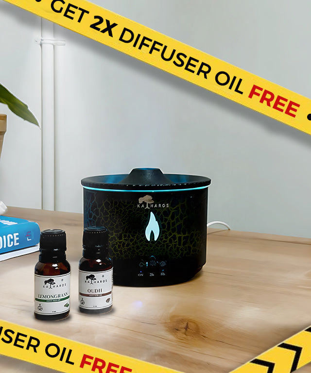 Dark Knight Volcano Humidifier/Diffuser + 2x Complimentary Diffuser Oils