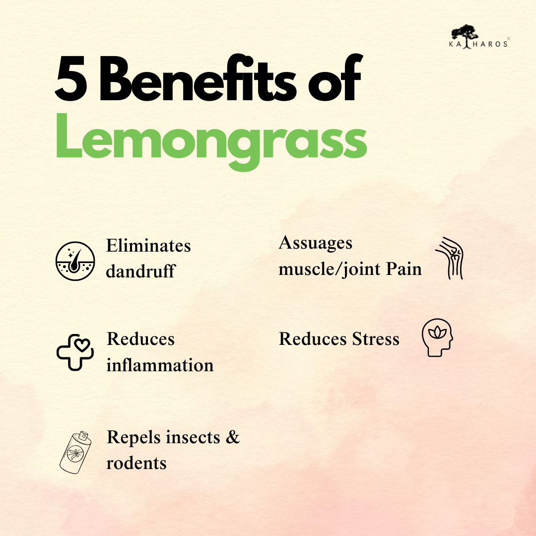 Katharos Lemongrass Essential Oil 15 mL