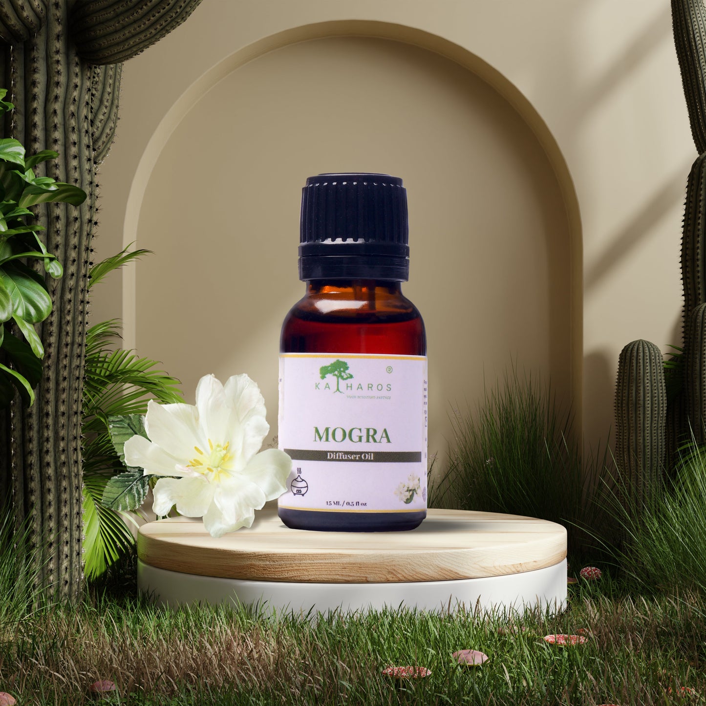 Mogra Aroma Diffuser/Humidifier Oil 15 mL