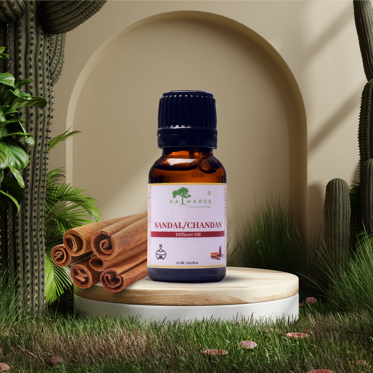 Katharos Sandalwood Fragrance Oil – 10 mL