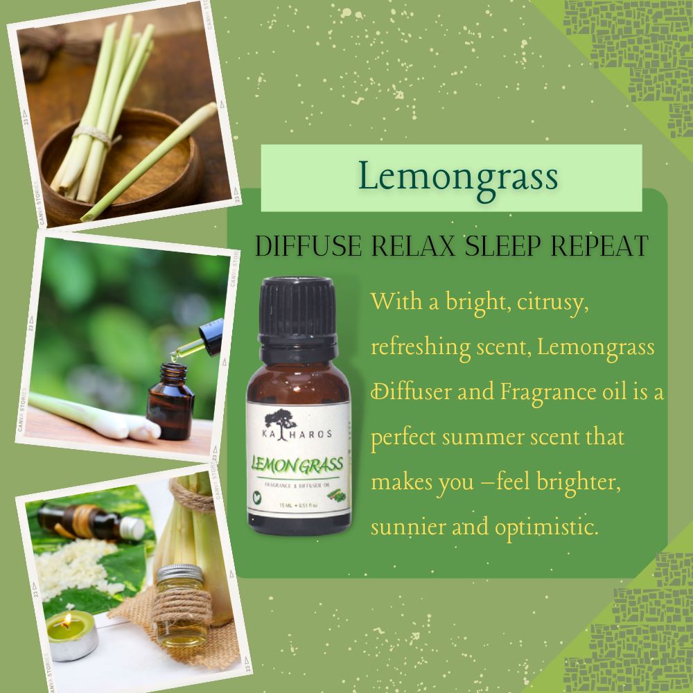 Lemongrasss Aroma Diffuser/Humidifier Oil 15 mL