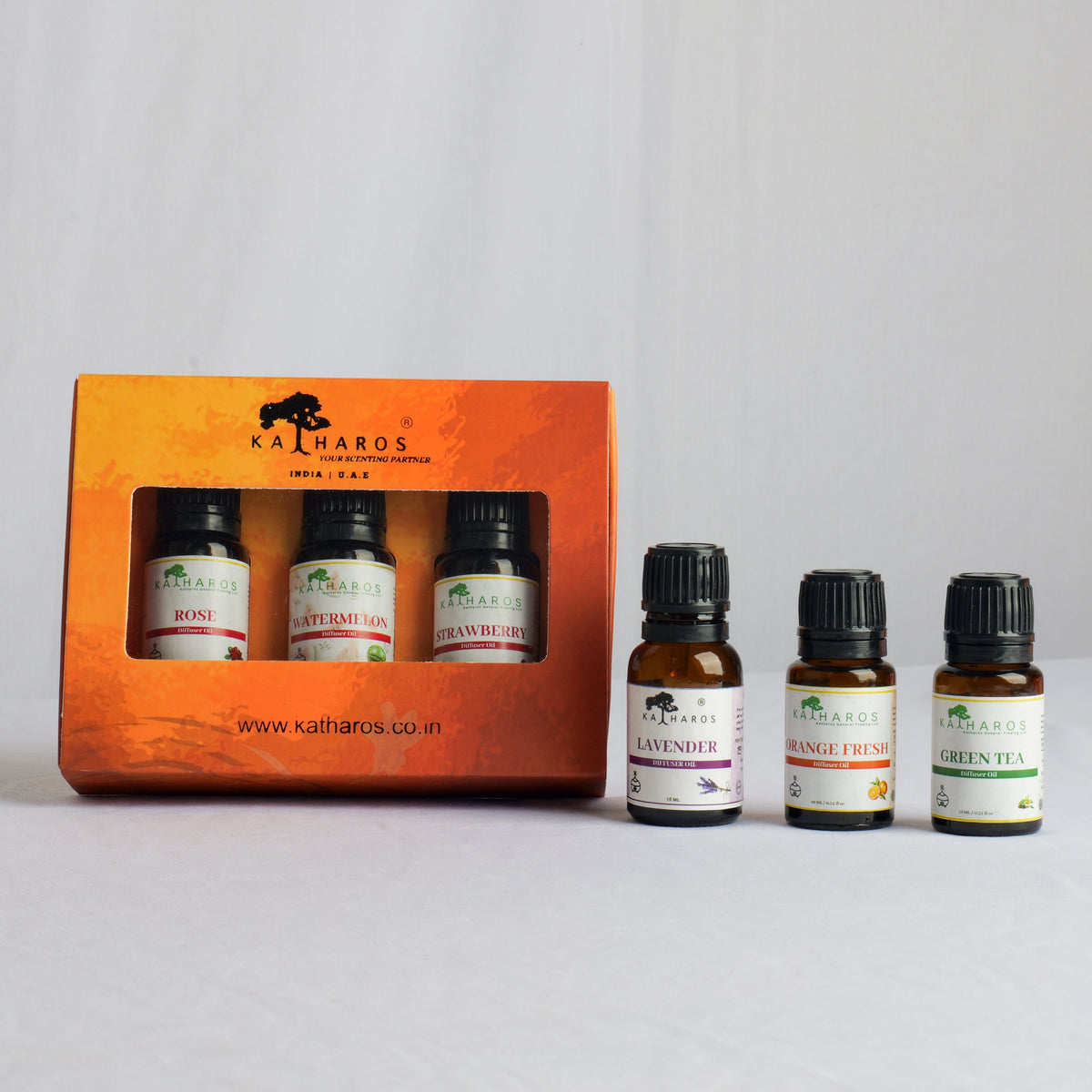 Katharos fragrance oil gift pack