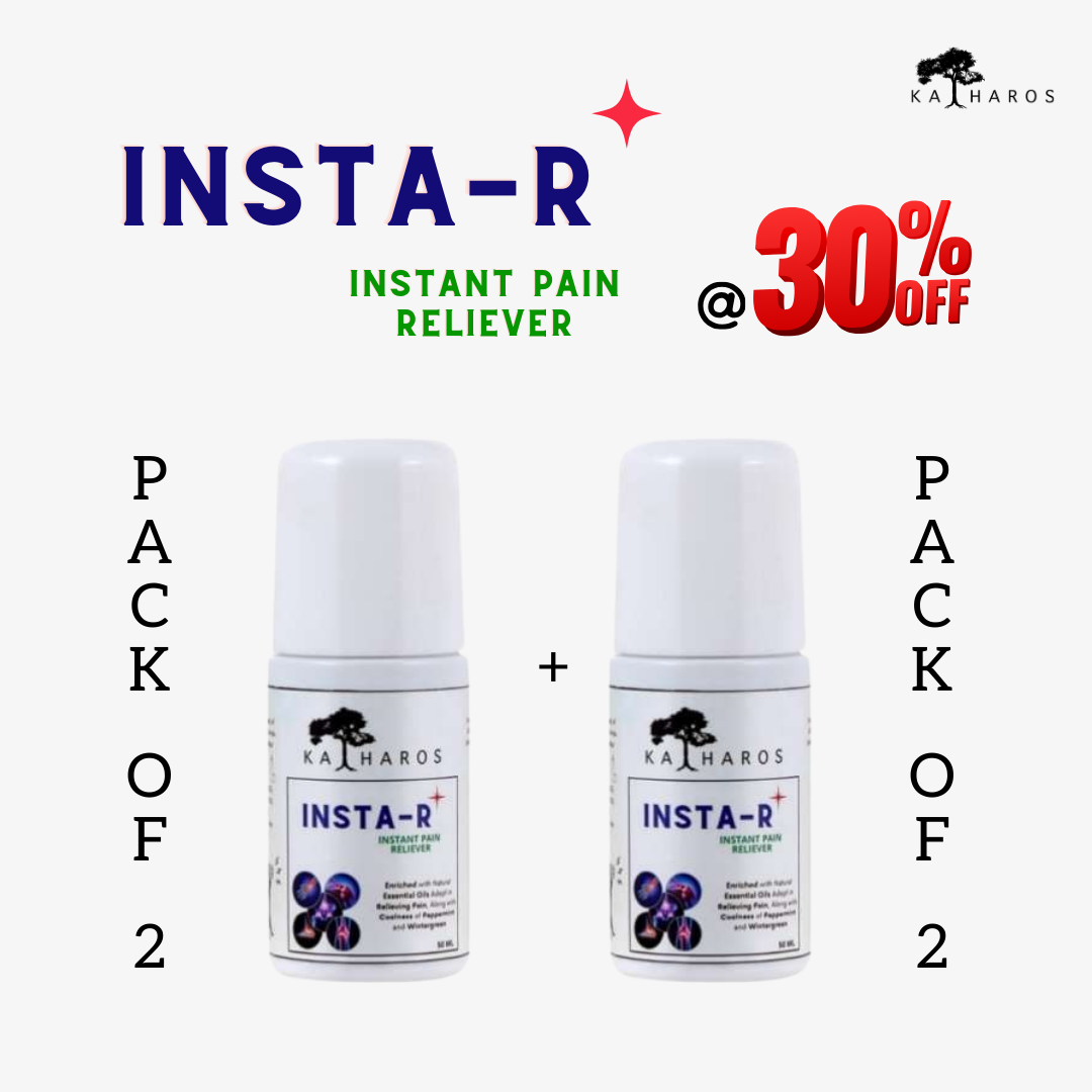 Insta-R Instant Muscle Pain Relief Roll-on (Pack of 2)