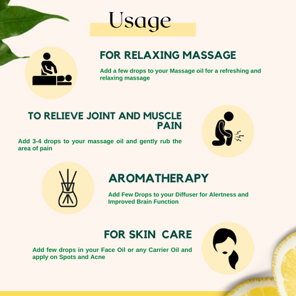 Katharos Lemon Essential Oil 15 mL