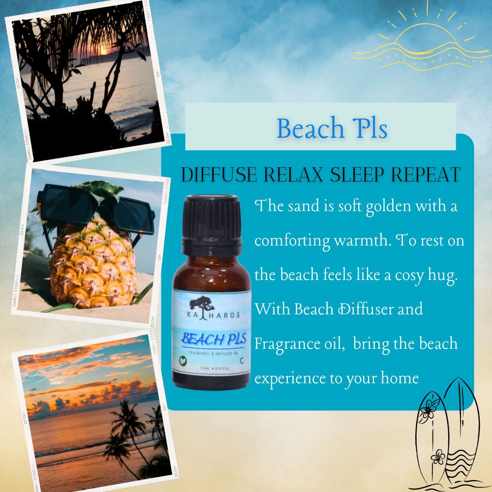 Beach Pls Aroma Diffuser/Humidifier Oil 15 mL