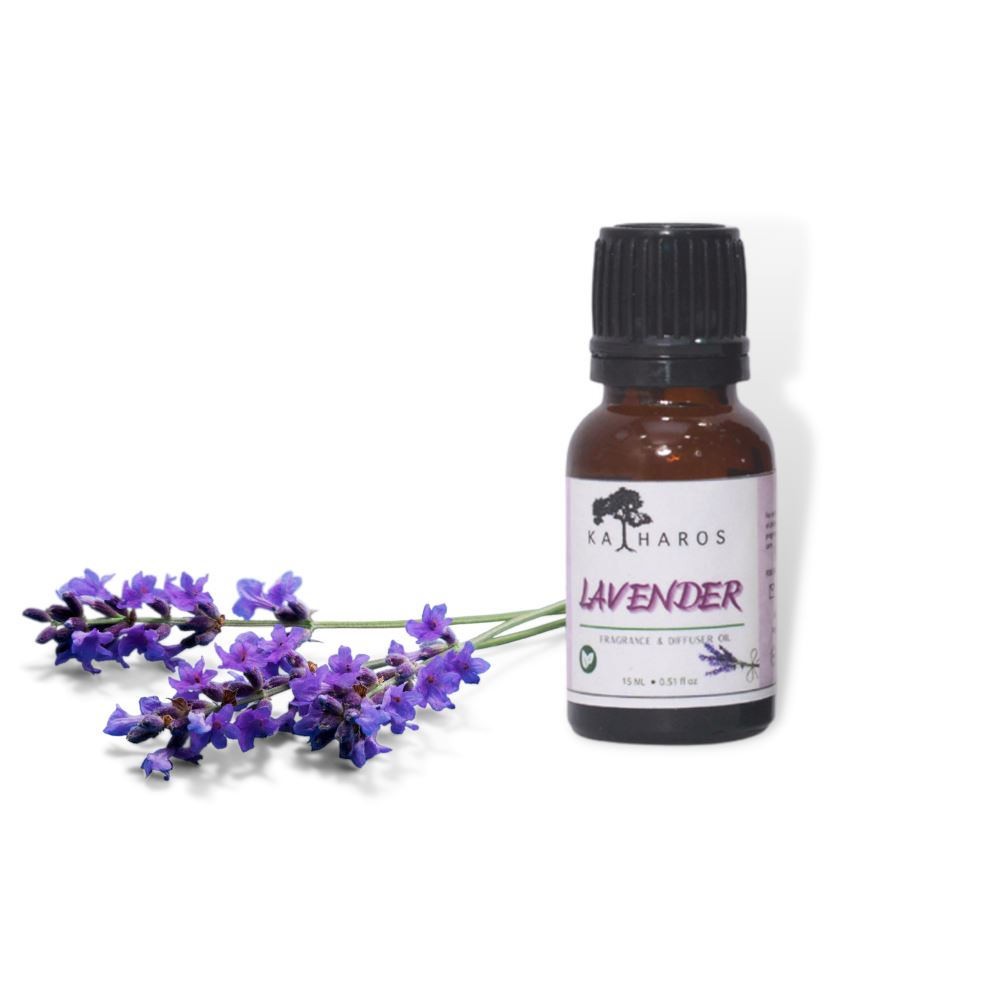 Katharos Lavender Bliss: Premium Aromatherapy and Aroma Branding Diffuser Oil 15 mL