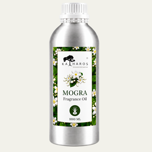 Katharos Mogra Fragrance Oil, 1 L bottle.