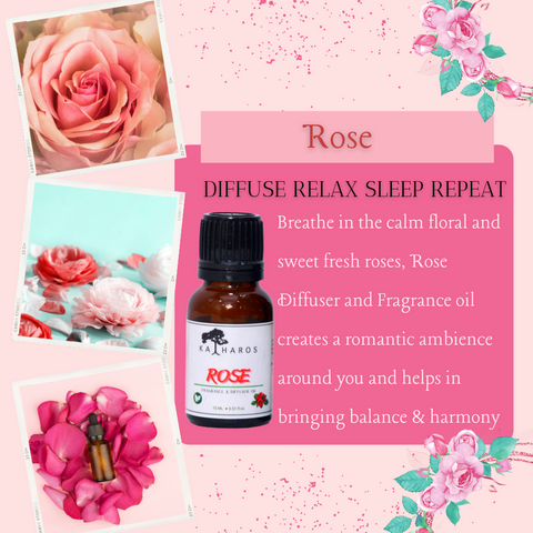 Rose Aroma Diffuser/Humidifier Oil 15 mL